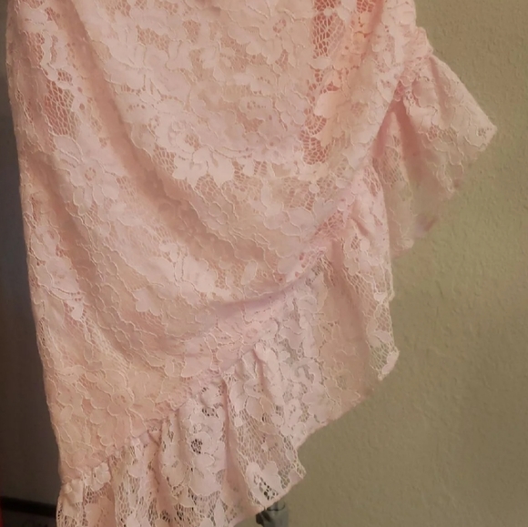 Majorelle Mary Ann Mini Dress in Baby Pink - Picture 7 of 9